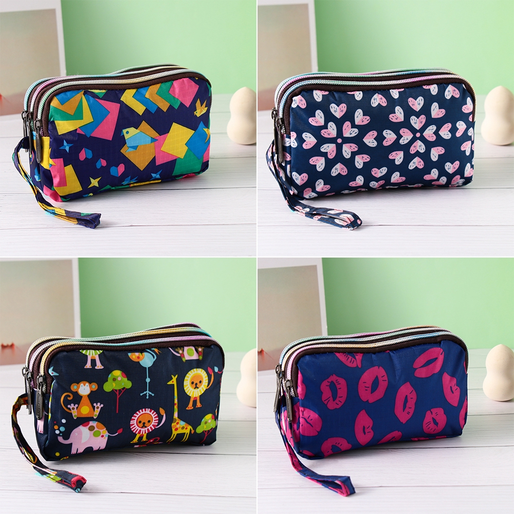 Ví đựng tiền xu mini họa tiết hoa dễ thương