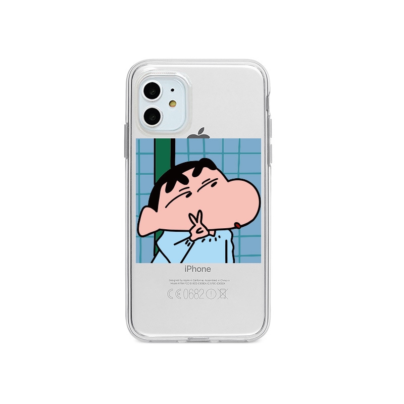 Ốp lưng iphone Ốp điện thoại họa tiết Shin cậu bé bút chì cho IPHONE 11 PRO MAX 6 6S PLUS 7 8 PLUS X XS MAX XR 12 Pro Max 13 Pro Max 13 Mini Dinuo case