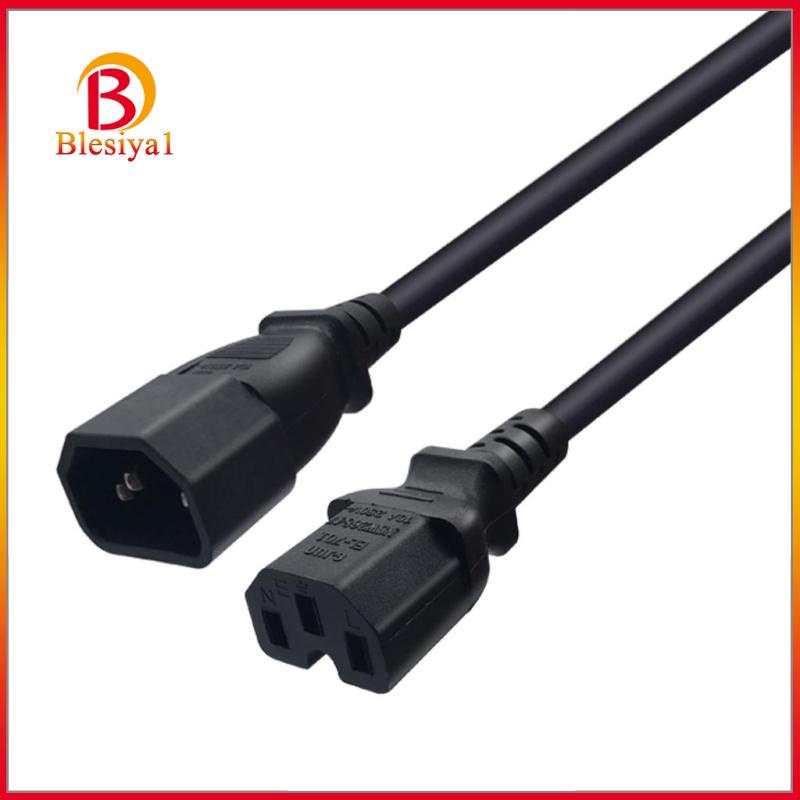 [BLESIYA1] 10A IEC 320 C14 to C15 AC Power Extension Cord IEC320 for Computer PDU UPS