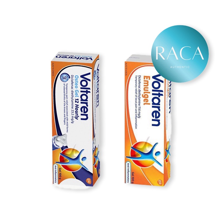 Gel (100g) bôi giảm đau mỏi cơ, bong gân, nhức khớp Voltaren Emulgel, Úc