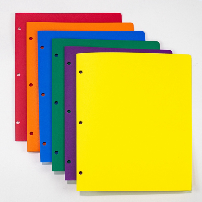 Set 6 Bìa Đựng Tài Liệu 2 / 3 Lỗ 6 Màu Tiện Lợi