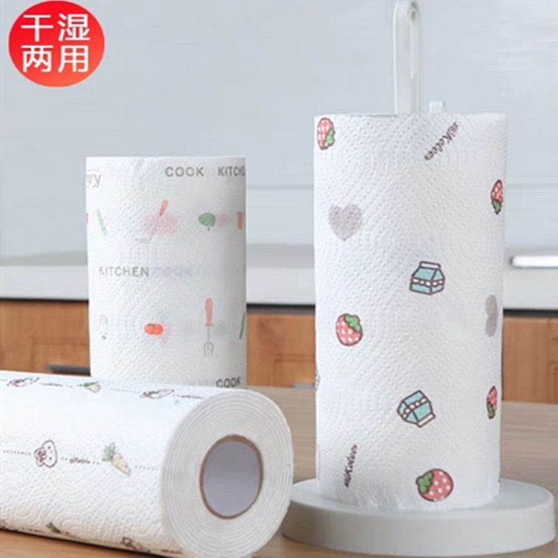 Cuộn giấy lau nhà bếp đa năng chất liệu rayon có thể giặt được