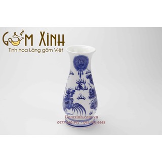 Lọ cắm hoa ban thờ rồng phượng_Đồ thờ Bát Tràng
