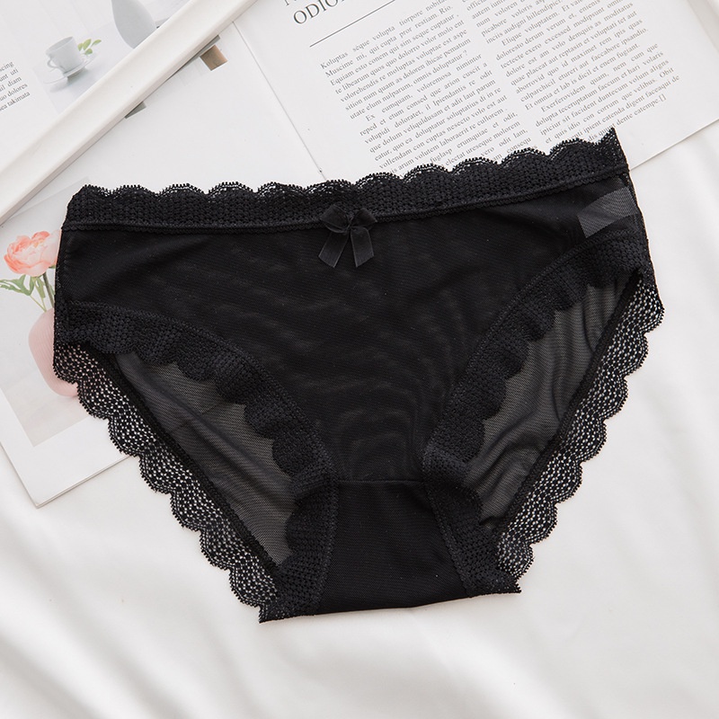 Quần lót nữ LALA04, Phối ren sexy, đáy quần 100% cotton, thoáng khí, kiểu dáng Hàn Quốc - T'Charm