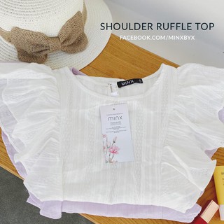 MINX - Áo Shoulder Ruffle Top