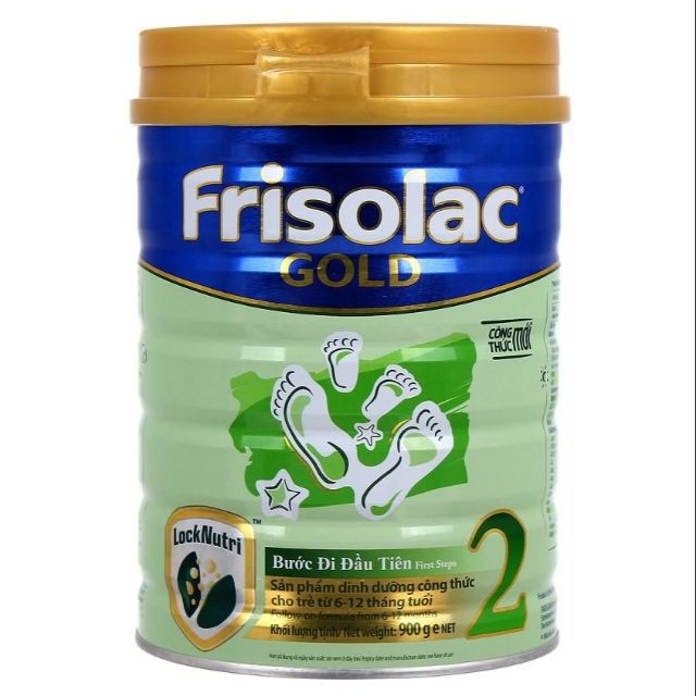Sữa Frisolac Gold số 2 (Date 08/2022) - 900g