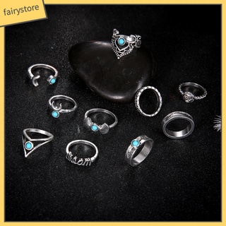 Set nhẫn nhiều kiểu dáng phong cách hoho