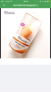 Mút trang điểm cao cấp Real Techniques(2 loại)