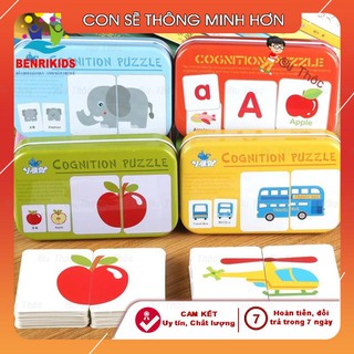 Đồ Chơi Xếp Hình Nhận Thức Giúp Trẻ Học Từ Vựng Tiếng Anh Bằng Tư Duy Logic