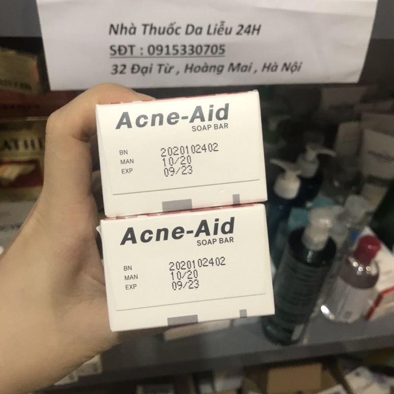 Xà phòng tắm Acne Aid bánh cho mụn lưng ngực