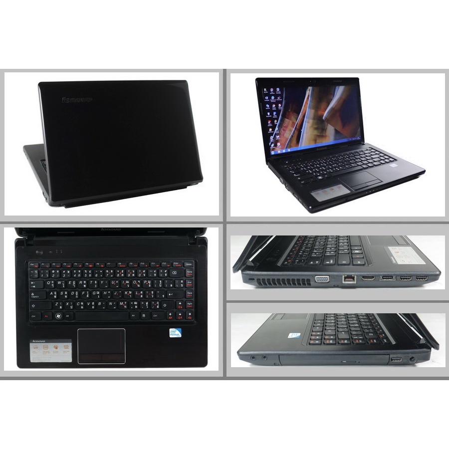 Laptop Gaming Lenovo G470 i3 2370, ram 4G, màn 14 HD, card rời AMD 1G đủ phụ kiện