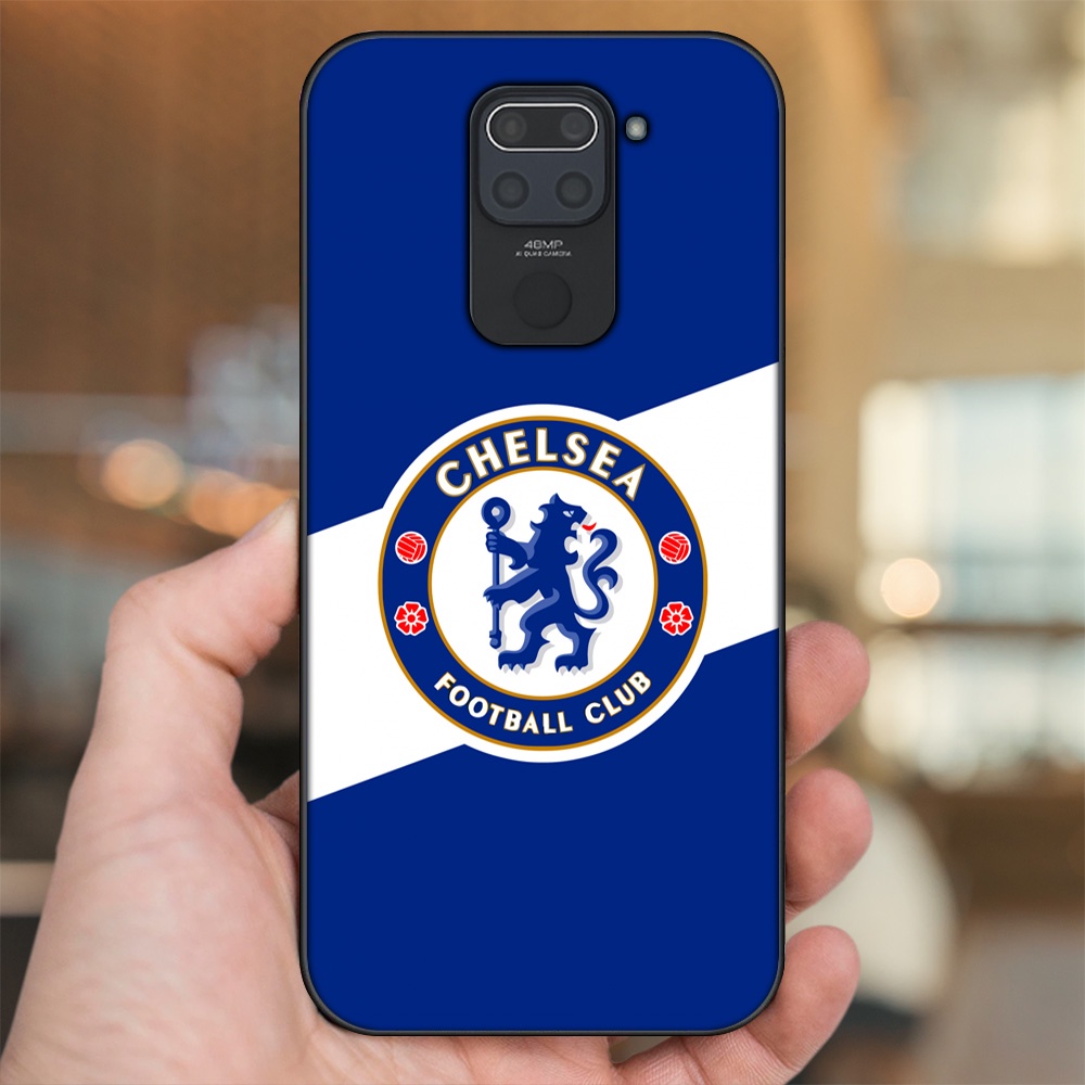 Ốp lưng Xiaomi Redmi Note 9 viền đen in hình Chelsea FC
