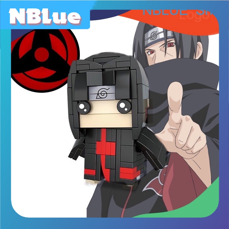 Lego Naruto - Sasuke Itachi - Akatsuki Đồ chơi Lắp ghép  Anime, Mini Figures Mô Hình Ninja