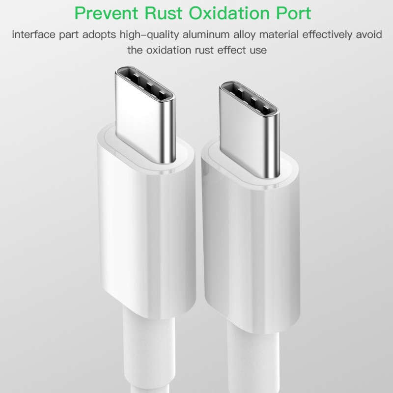 Fast Charger USB Type C to USB Type C Cable 60W PD QC 4.0 Quick Charge USB-C Cable For Samsung Galaxy S10 S9 Xiaomi Redmi