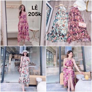 Váy hoa 2 dây yếm cực xinh