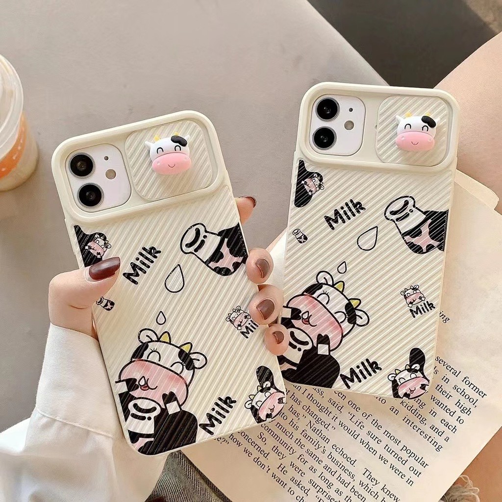 Cow Ốp Điện Thoại In Hình Dễ Thương Cho Iphone 7 7 Plus8 8plus Xr X / Xs Xs Max 11 11 Pro Max 12 12 Pro 12 Pro Max | BigBuy360 - bigbuy360.vn