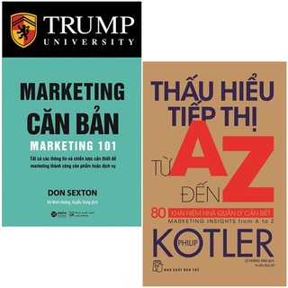 Sách combo sách marketing căn bản + thấu hiểu tiếp thị từ a đến z