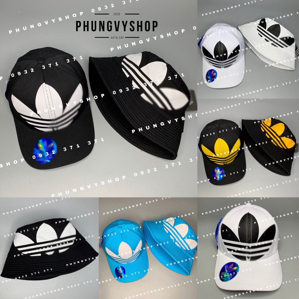 Mũ bucket VÀ nón lưỡi trai, set cặp đôi tình nhân- BA LÁ TO IN