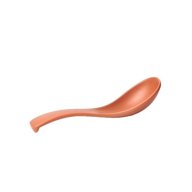 Muỗng cơm nhựa Melamine màu đen nhám/đen/nâu (M.No25)