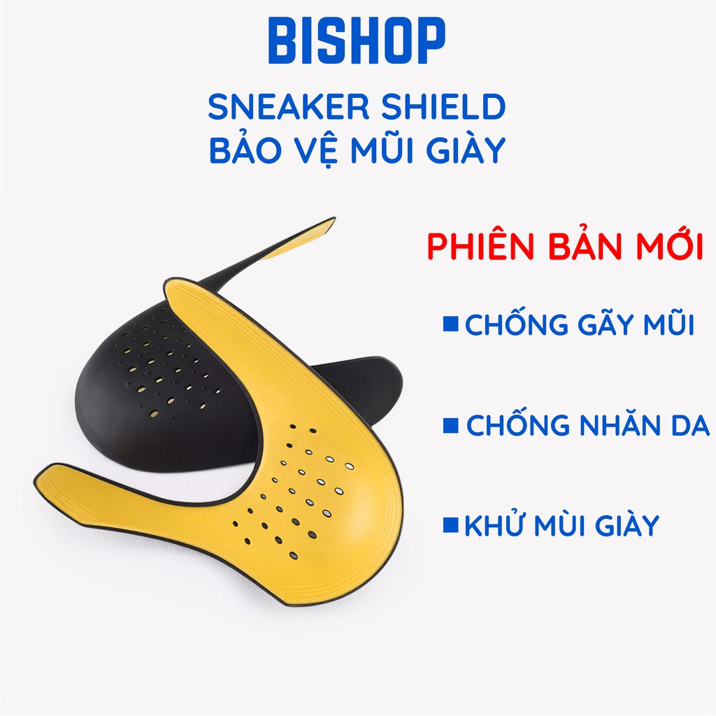 Sneaker Shield Bảo Vệ Chống Gãy Mũi Giày Bishop Phiên Bản Mới Đệm Gel Khử Mùi