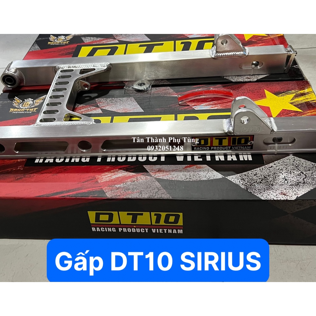 Gấp nhôm DT10 gắn Sirius