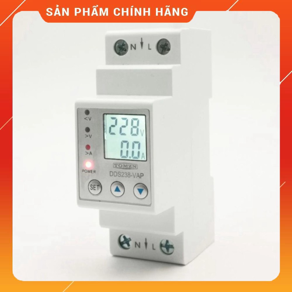 BẢO VỆ ĐIỆN ÁP 80A + ĐO CÔNG SUẤT W + CÔNG TƠ ĐIỆN TỬ KWh