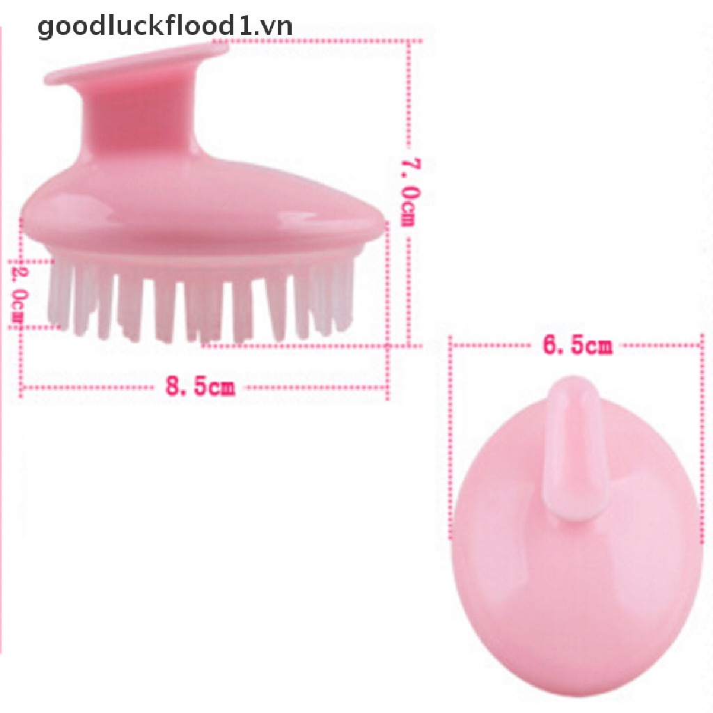 Bàn Chải Silicone Massage Da Đầu Khi Tắm