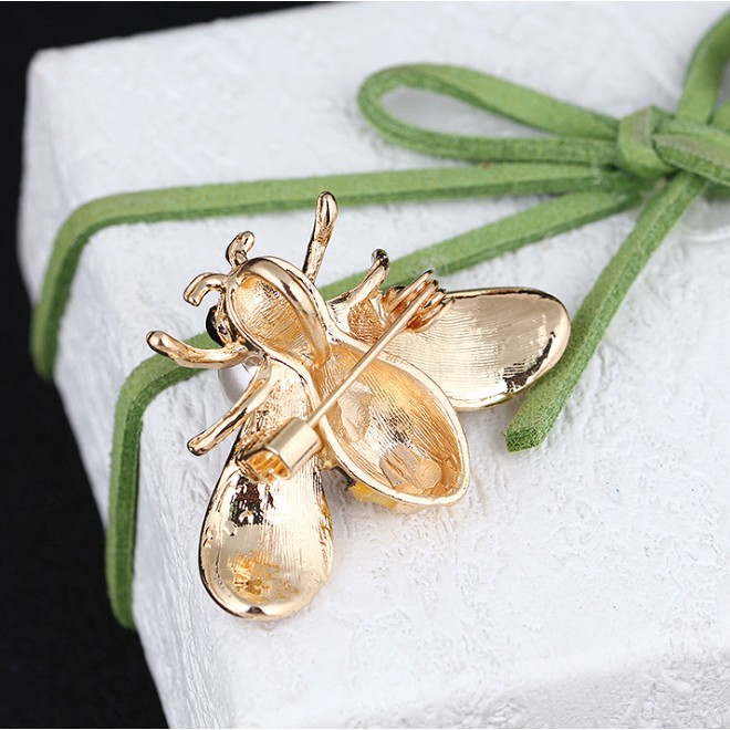 Cài áo thời trang con ong đính ngọc GC57