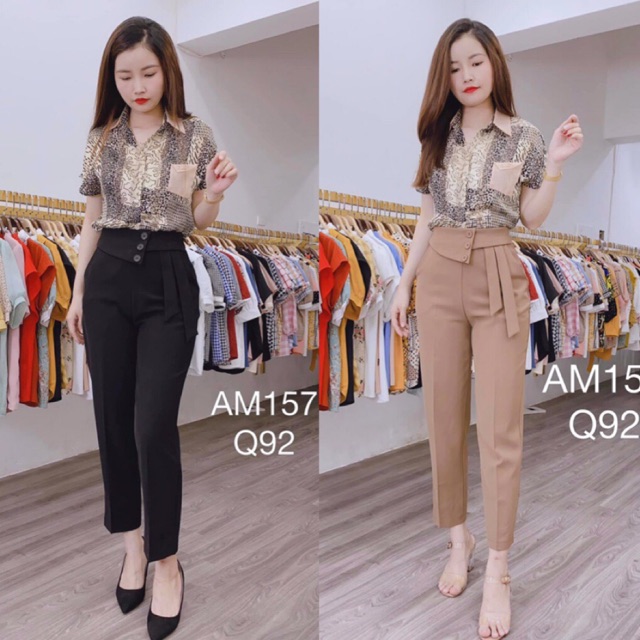 QUẦN BAGGY CÔNG SỞ ĐAI CÁCH ĐIỆU