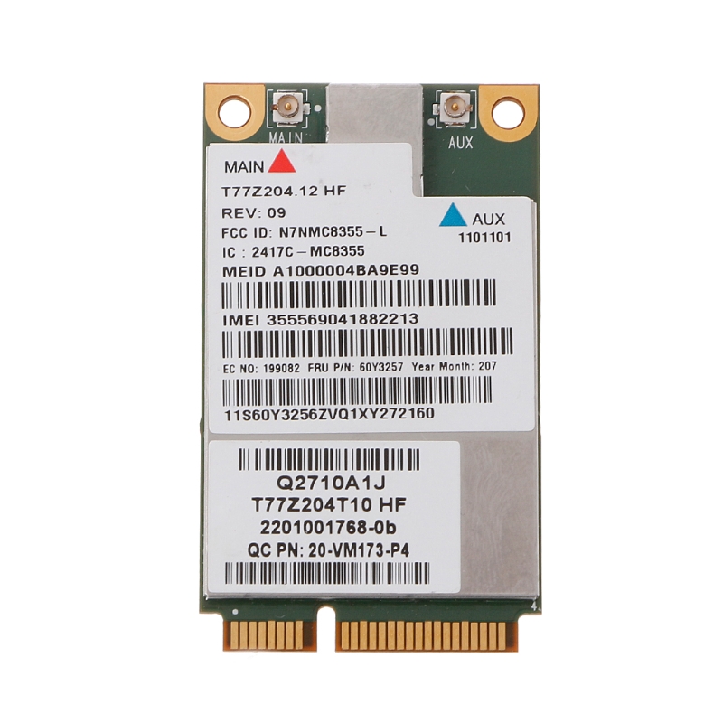 60Y3257 Gobi3000 MC8355 3G WWAN Card GPS For Lenovo Thinkpad W530 X230 T420 X220 | BigBuy360 - bigbuy360.vn