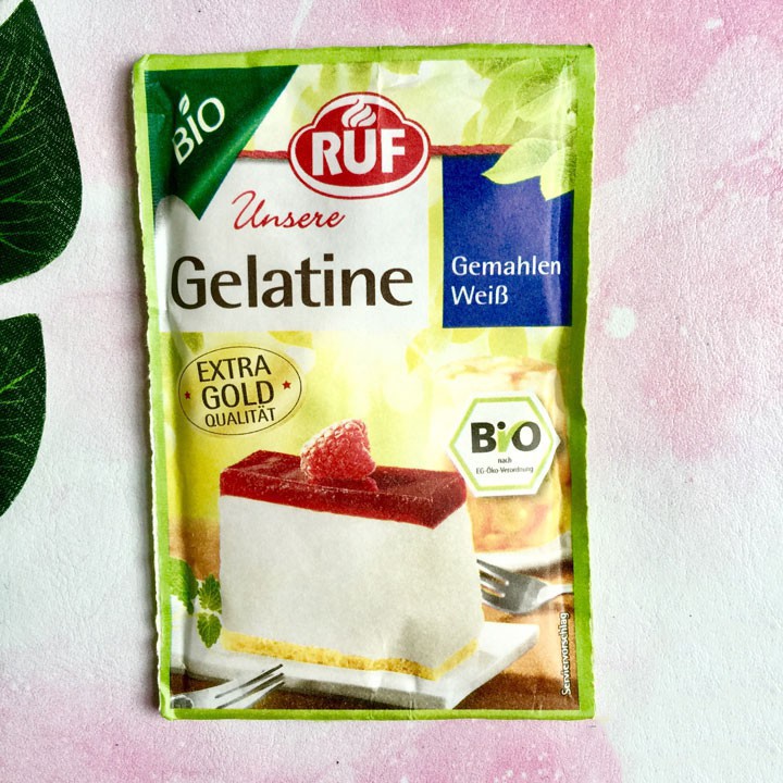 Bột Gelatin hữu cơ RUF cho bé (T2/2025 - Cả mẫu cũ và mẫu mới)