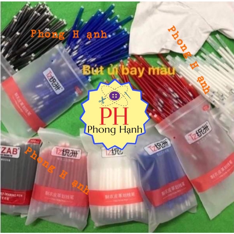 (Giá Sỉ) Ruột Bút Ủi Bay-Bút Vẽ lên vải (1 bịch 100 cây)