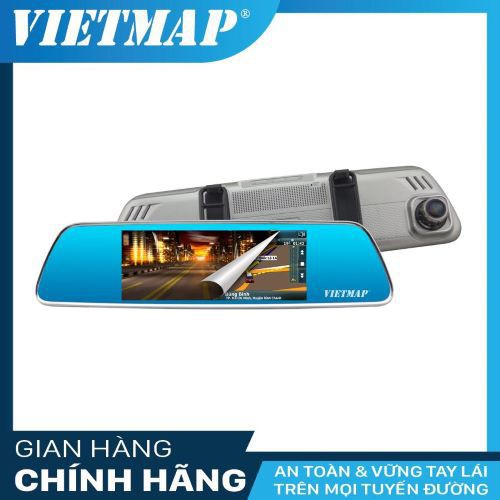 CAMERA HÀNH TRÌNH GƯƠNG VIETMAP IDVR P1 DẠNG GƯƠNG CHIẾU HẬU TÍCH HỢP DẪN ĐƯỜNG KÈM THẺ NHỚ - Chính hãng | WebRaoVat - webraovat.net.vn