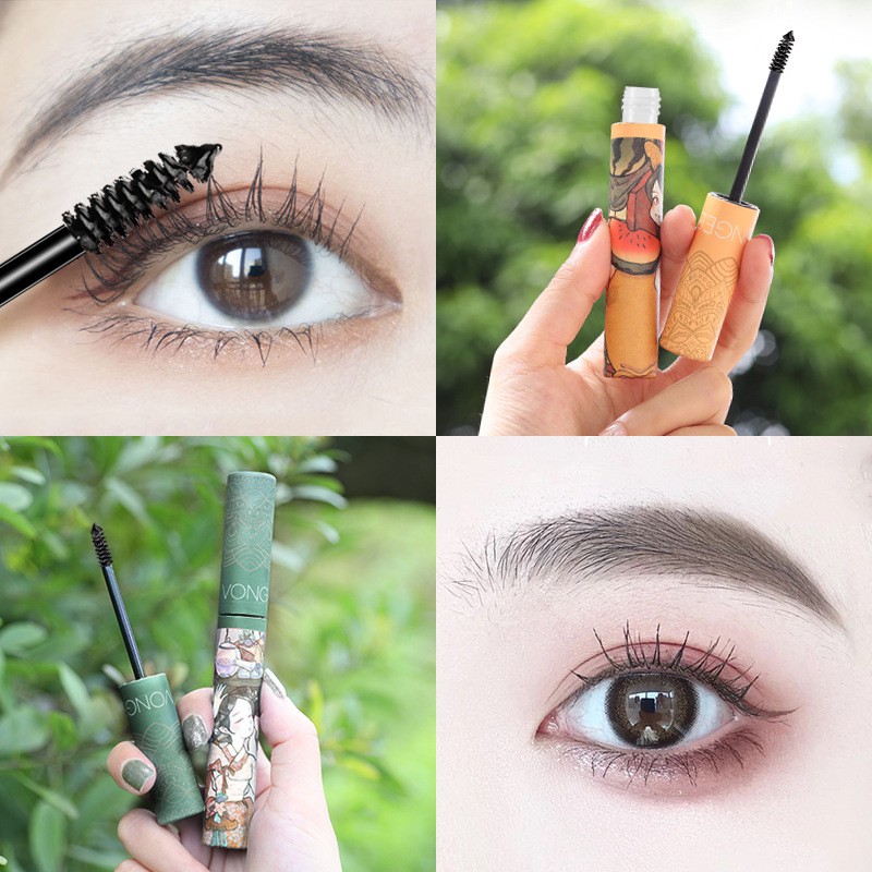 [Hàng mới về] Mascara chuốt mi đầu cọ mềm chống thấm nước không phai màu chất lượng cao