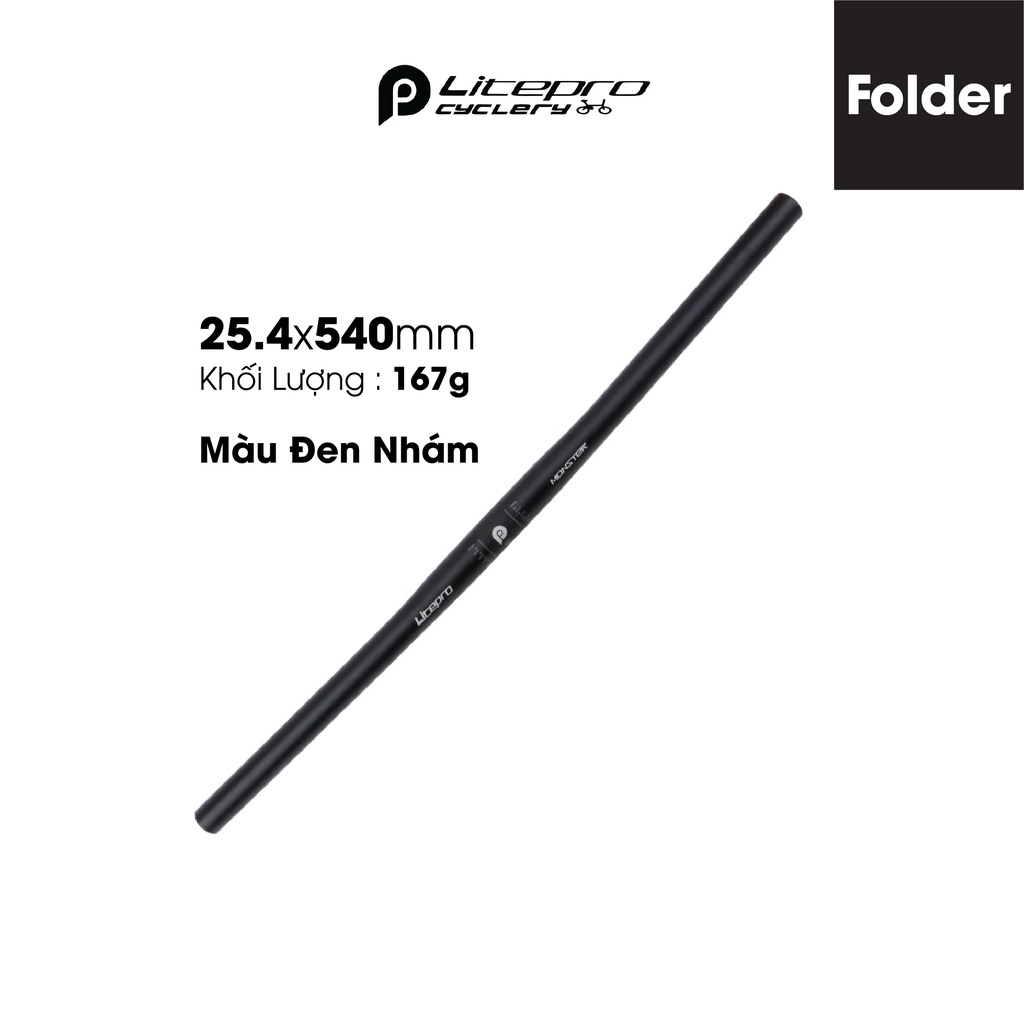 Ghi Đông Xe Đạp - Litepro Nhôm Chính Hãng