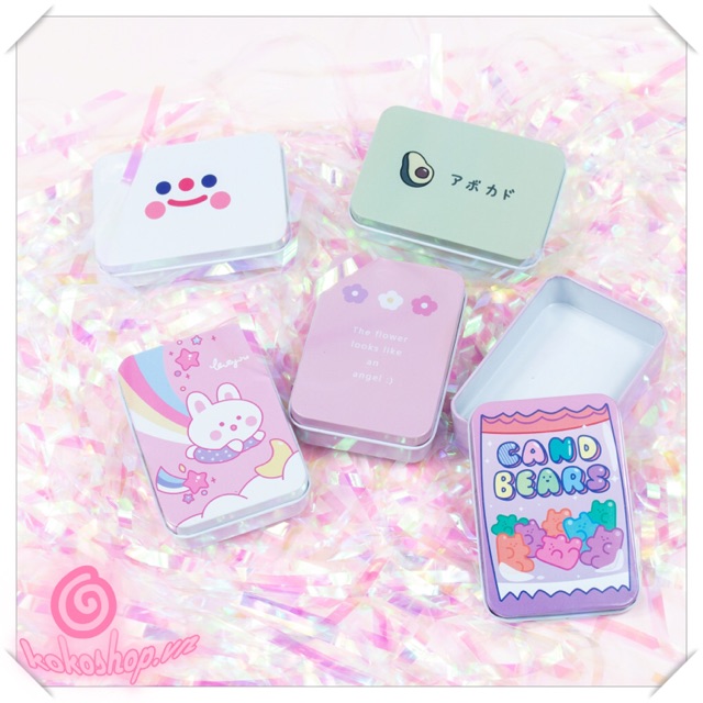 Hộp thiếc đựng đồ xinh xắn (giao ngẫu nhiên ạh) | BigBuy360 - bigbuy360.vn