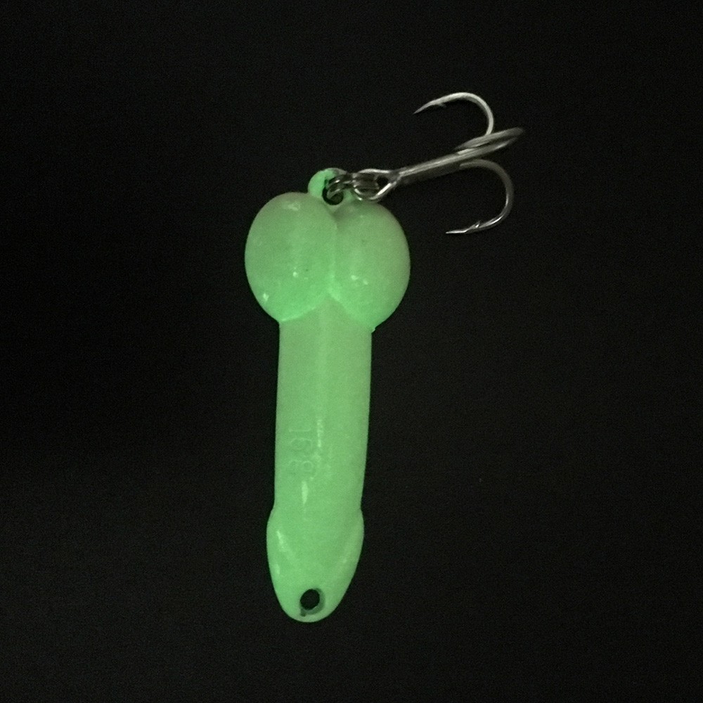 Mồi câu cá giả 5g 10g 15g 20g bằng kim loại cứng dạ quang