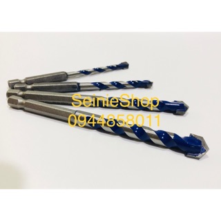 Bộ 4 mũi khoan đa năng chuôi lục giác xanh King Blue 6-8-10-12