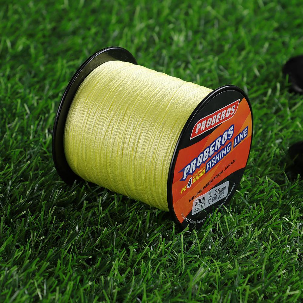 Cuộn Dây Câu Cá 300M Bằng PE Bện 4 Sợi Dài 300M