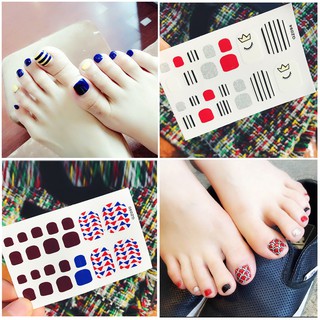 Miếng dán móng chân - Nail Wraps (22 miếng dán khô)