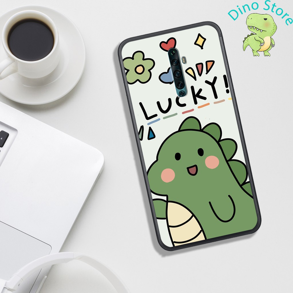 ỐP LƯNG OPPO RENO 0/RENO 2/RENO 2F  ,  IN HÌNH KHỦNG LONG NGỘ NGHĨNH VÀ CUTE
