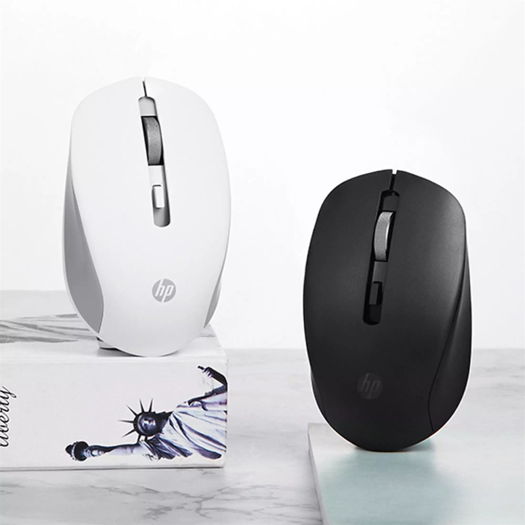 Chuột Mouse không dây HP S1000 PLUS Chính hãng (Có pin, 1xAA, Công tắc)