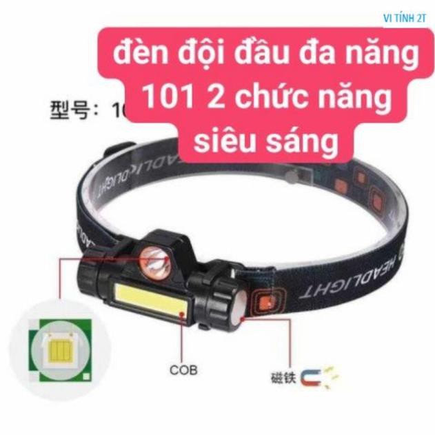 đèn đội đầu đa năng 101 3in1 chức năng siêu sáng