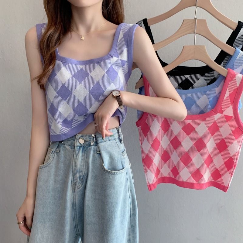 Áo Dệt Kim Sát Nách Dáng Rộng Vải Lụa Lạnh Thoải Mái Cho Nữ  tao bao