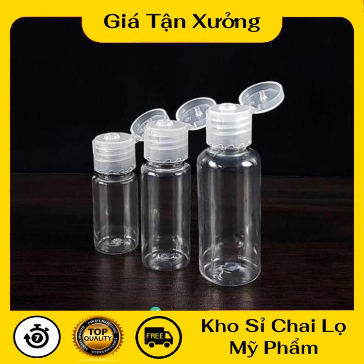 Chai Chiết Mĩ Phẩm ❤ TRÙM SỈ ❤ [20ml,30ml] Chai lọ nhựa pet nắp bật chiết mỹ phẩm đựng gel, dung dịch chất lỏng .