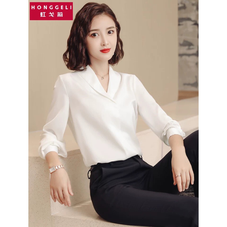 (Hàng có sẵn) Áo sơ mi nữ công sở