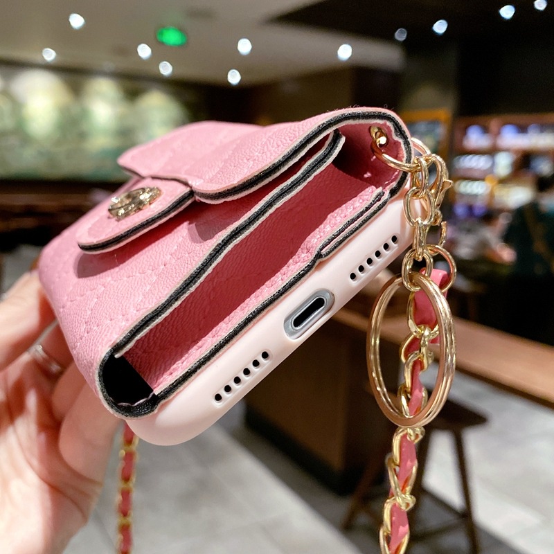 Ốp Điện Thoại Mềm Dạng Ví Có Dây Đeo Dài Cho xiaomi mi 11 lite 11t 10T pro redmi 10C 9t note 12 11 10 8 9 pro 9a