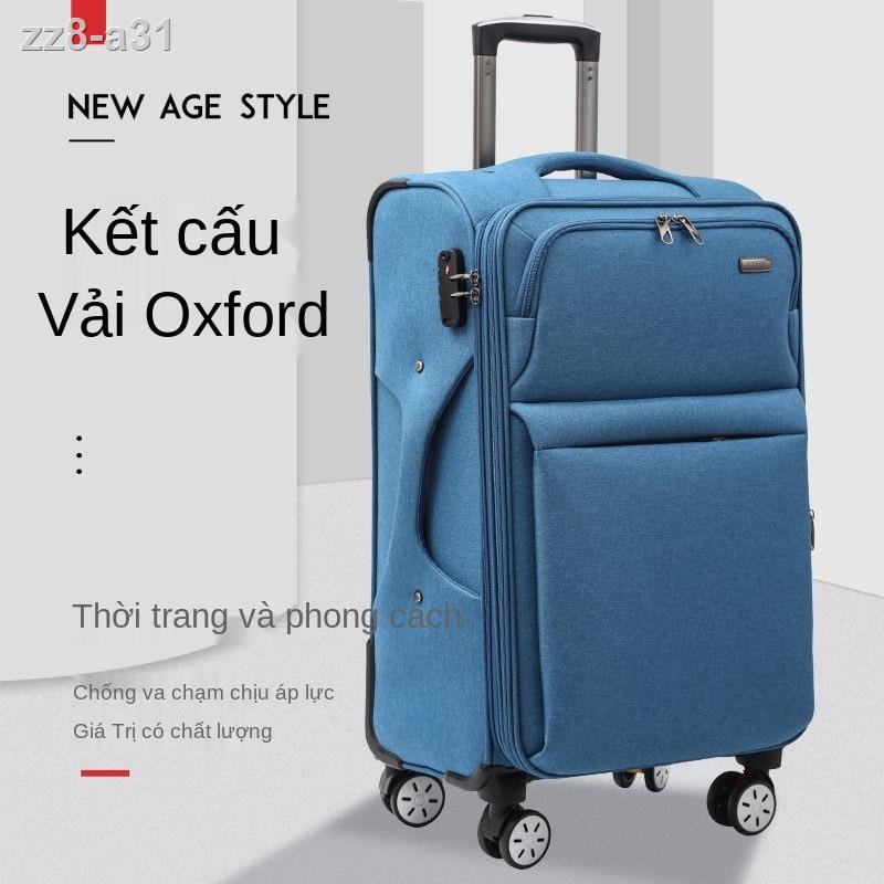 Vali vải Oxford, hộp đựng xe đẩy đa năng, hành lý nam và nữ, mật khẩu 20 inch 30 28