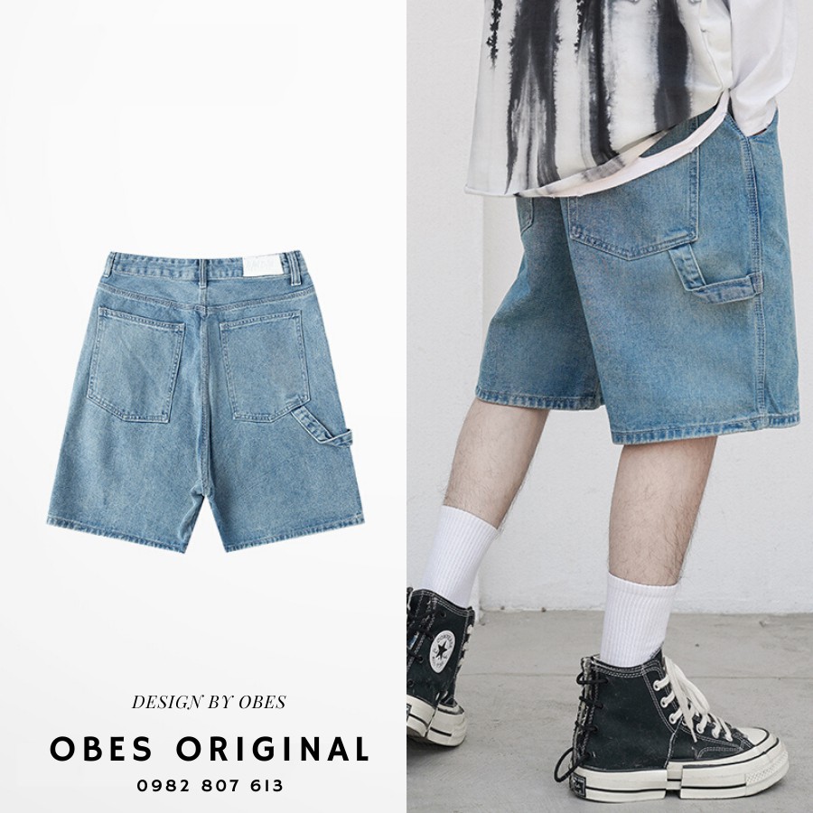 [OBES] Quần short jeans có dây QS002