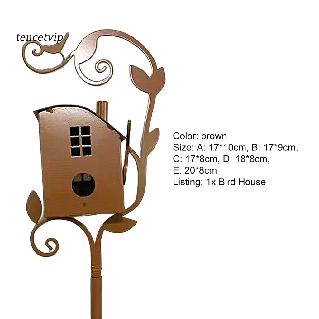 Ngôi Nhà Chim Tự Nhiên Trọng Lượng Nhẹ Dùng Trang Trí Vườn